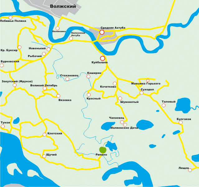 Усадьба «Репино» на карте